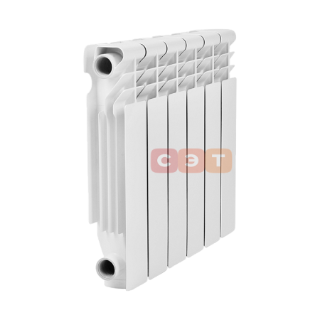 Радиатор алюминиевый SMART Install Easy One 350 (80мм, ΔТ₀=70 °С= 108 Вт) 10 секций